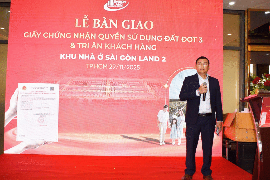 Ông Huỳnh Pháp chia sẻ về vấn đề pháp lý của Sài Gòn Land 2.
